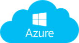Microsoft Azure logo.